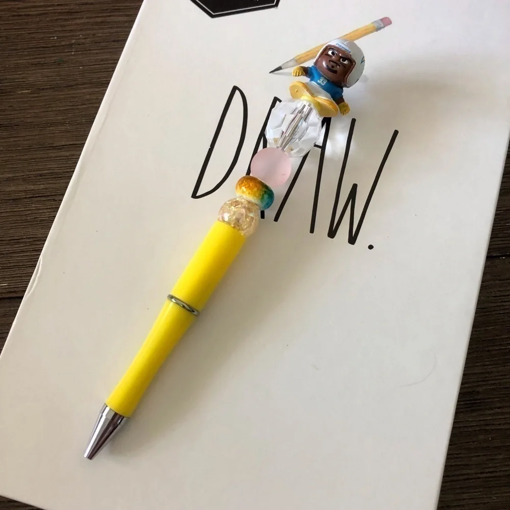 NFL Football player handmade beaded pen